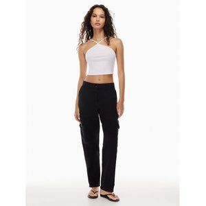 Wilfred Free Modern Cargo Pant 31" / Size 12 / Black High-Waisted Aritzia